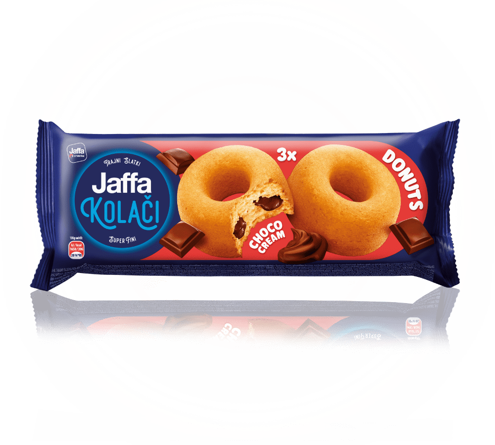 Jaffa kolači Donuts choco cream Jaffa fabrika biskvita i keksa