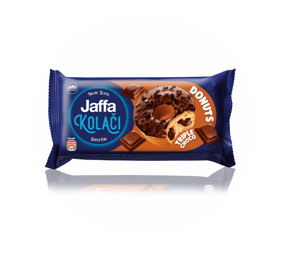 Jaffa kolači Donuts Triple choco - Jaffa fabrika biskvita i keksa