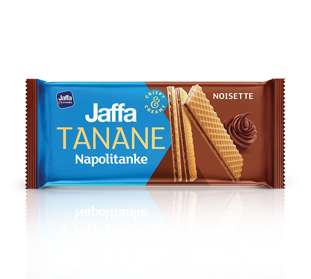Jaffa Napolitanke Tanane 
Noisette 160g